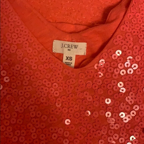 J Crew Pink Sequin Tank Top (size: XS) - Picture 3 of 5